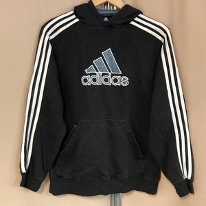 Adidas blank and white ladies hoodie